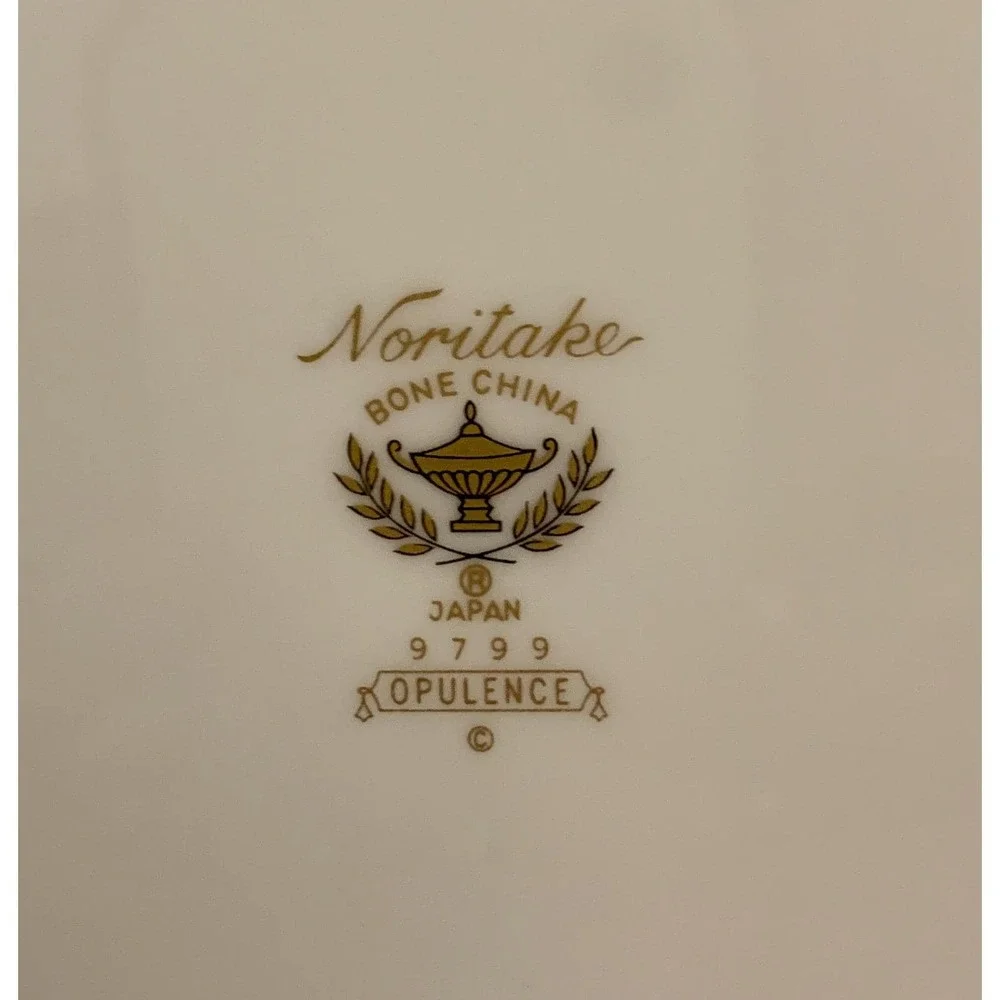 Noritake OPULENCE Salad Plate (s) LOT OF 4 Bone China Japan 9799